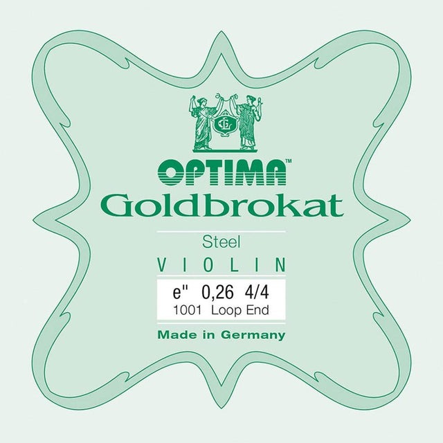 Optima 1001-ML E-1 string for violin 4/4, steel, loop end