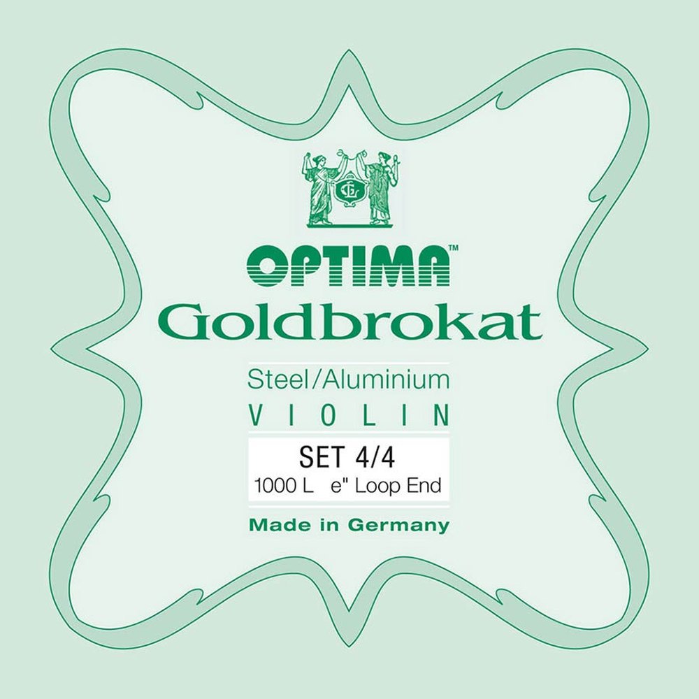 Optima 1000-44-L string set for violin 4/4, steel & aluminum, with loop end E-1 string