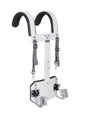 Hayman MDR-HR-20 Harnas voor marching troms, aluminium, voor overslagtrom, met lugs en riemen