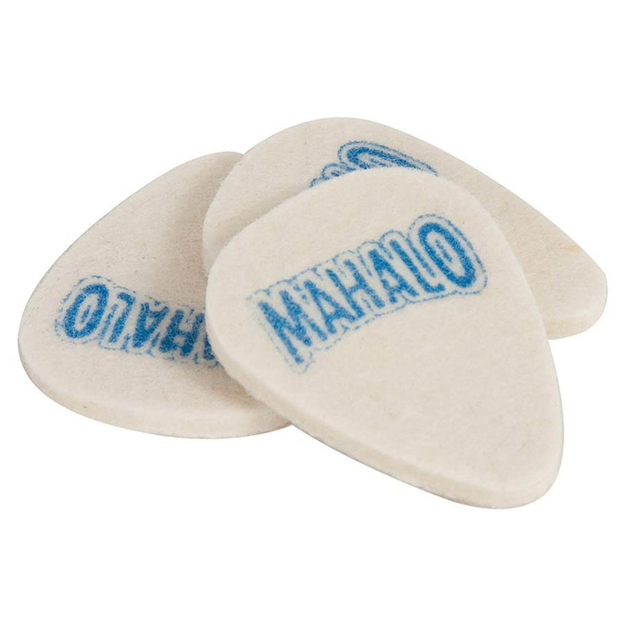 Mahalo FP-32 vilten plectra, medium, 3-pack