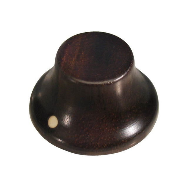 Boston KWE-320 Bell Knop, Hout, Stallion met Pointer, 25x14mm, Ebbenhout