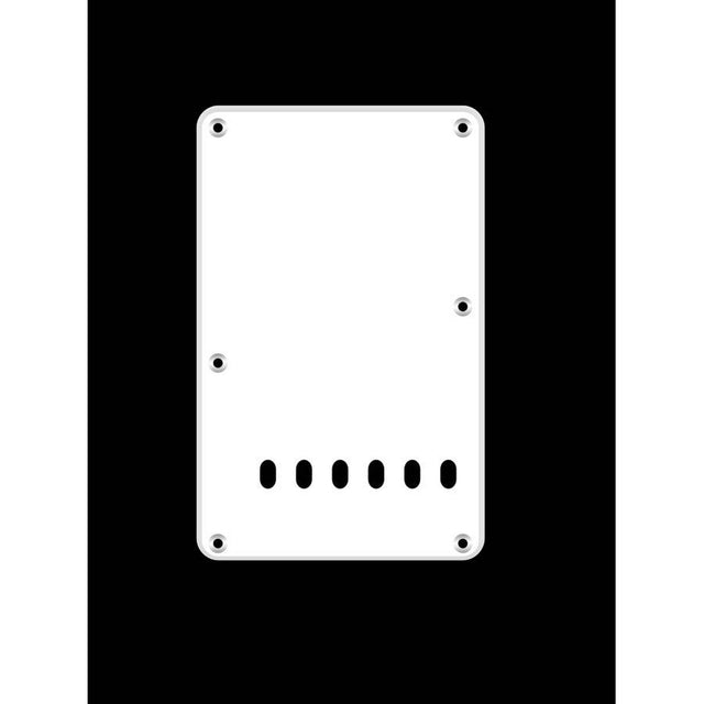 Boston BP-113-W back plate, string spacing 11,2mm, 1 ply, standard Stallion, 86x138mm, white