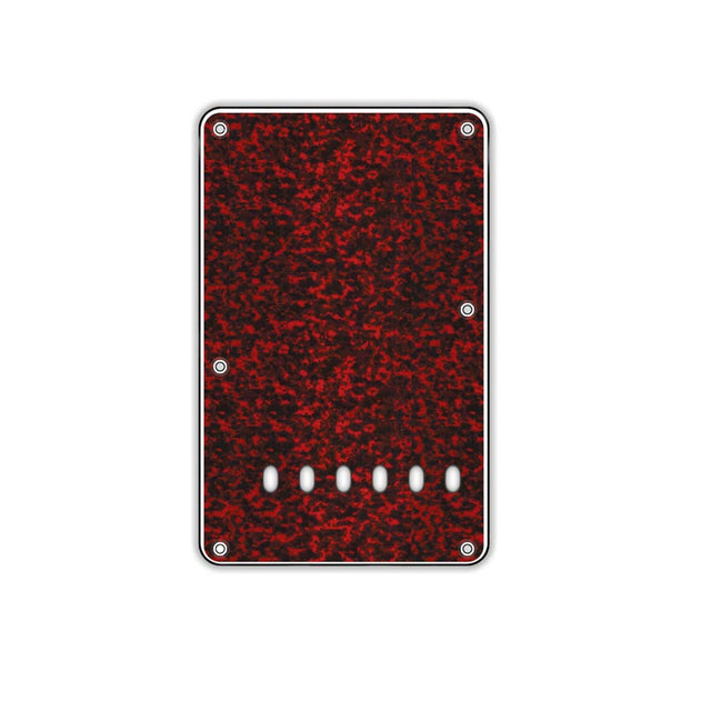 Boston BP-313-RR back plate, string spacing 11,2mm, 3 ply, standard Stallion, 86x138mm, tiger red