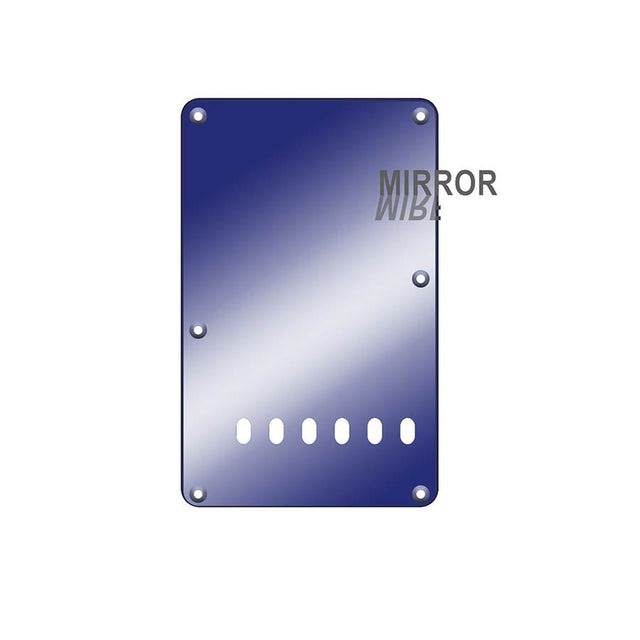 Boston BP-213-MU back plate, string spacing 11,2mm, 2 ply, standard Stallion, 86x138mm, mirror blue