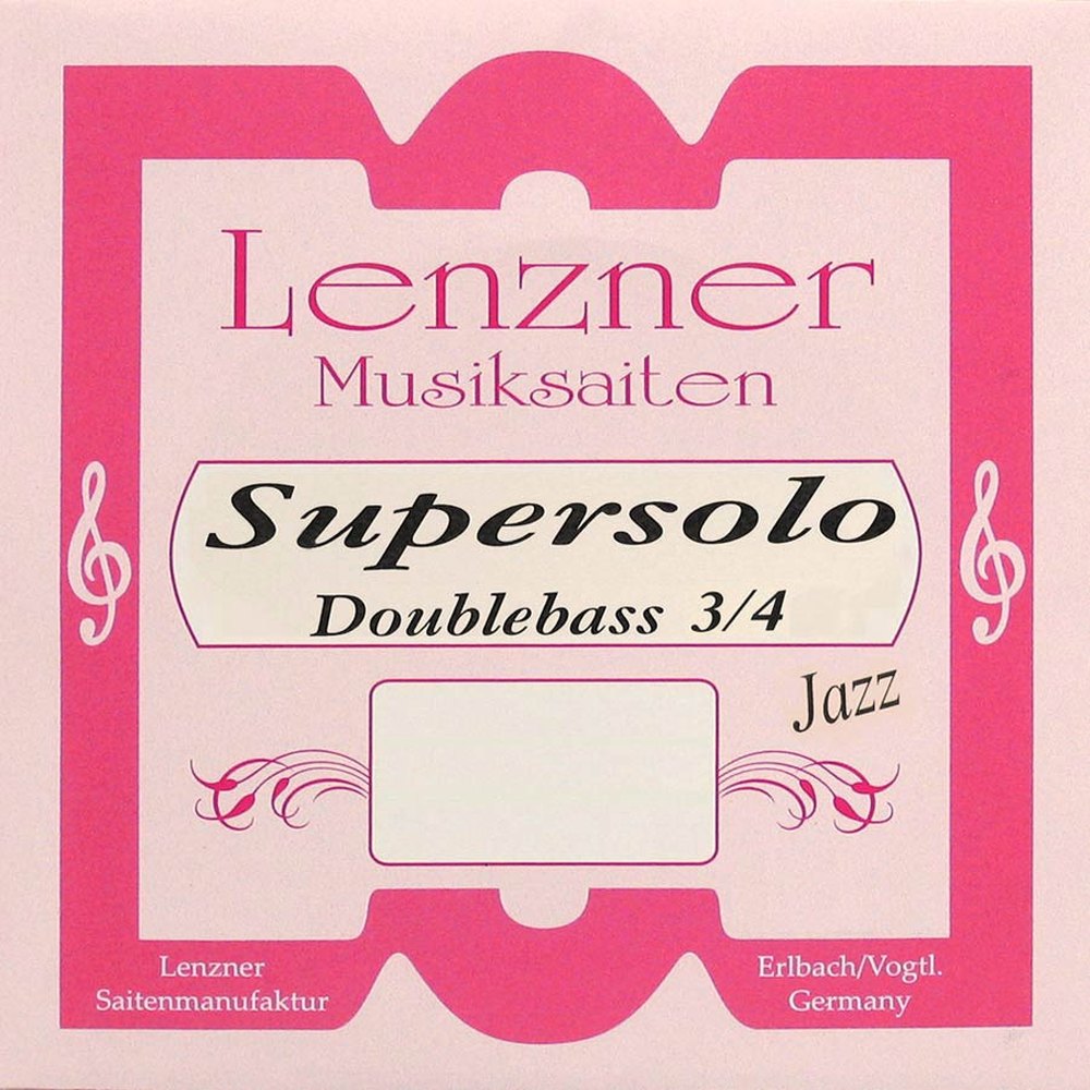 Lenzner 1323 A-3 string for double bass, gut, steel wound