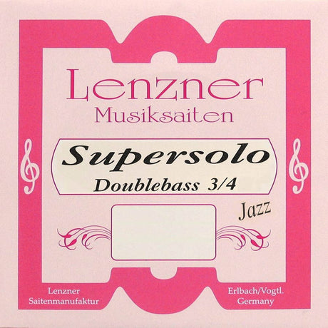 Lenzner 1323 A-3 string for double bass, gut, steel wound