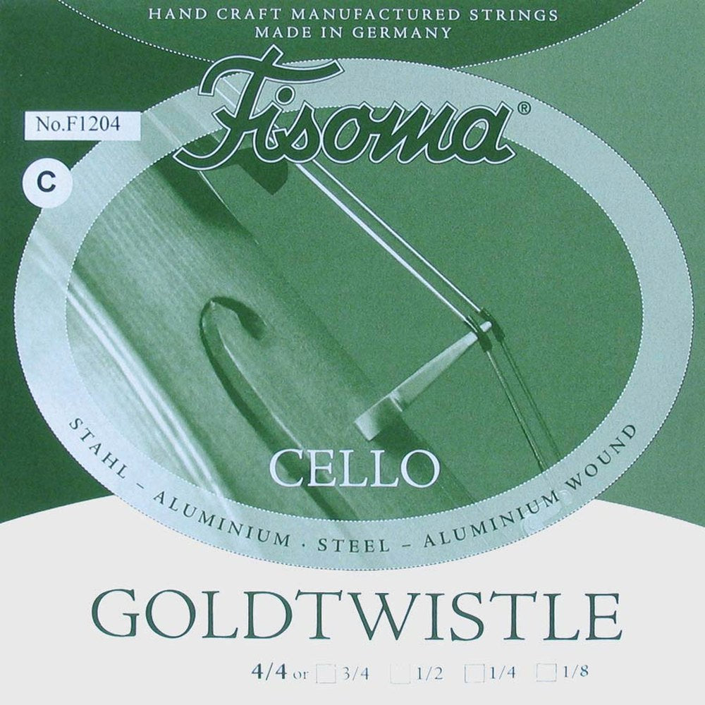 Fisoma F-1204 cello string C-4 4/4, steel & aluminum