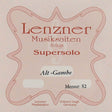 Lenzner LAG-A3 A-3 string for alto viola da gamba, gut, scale: 52 cm.