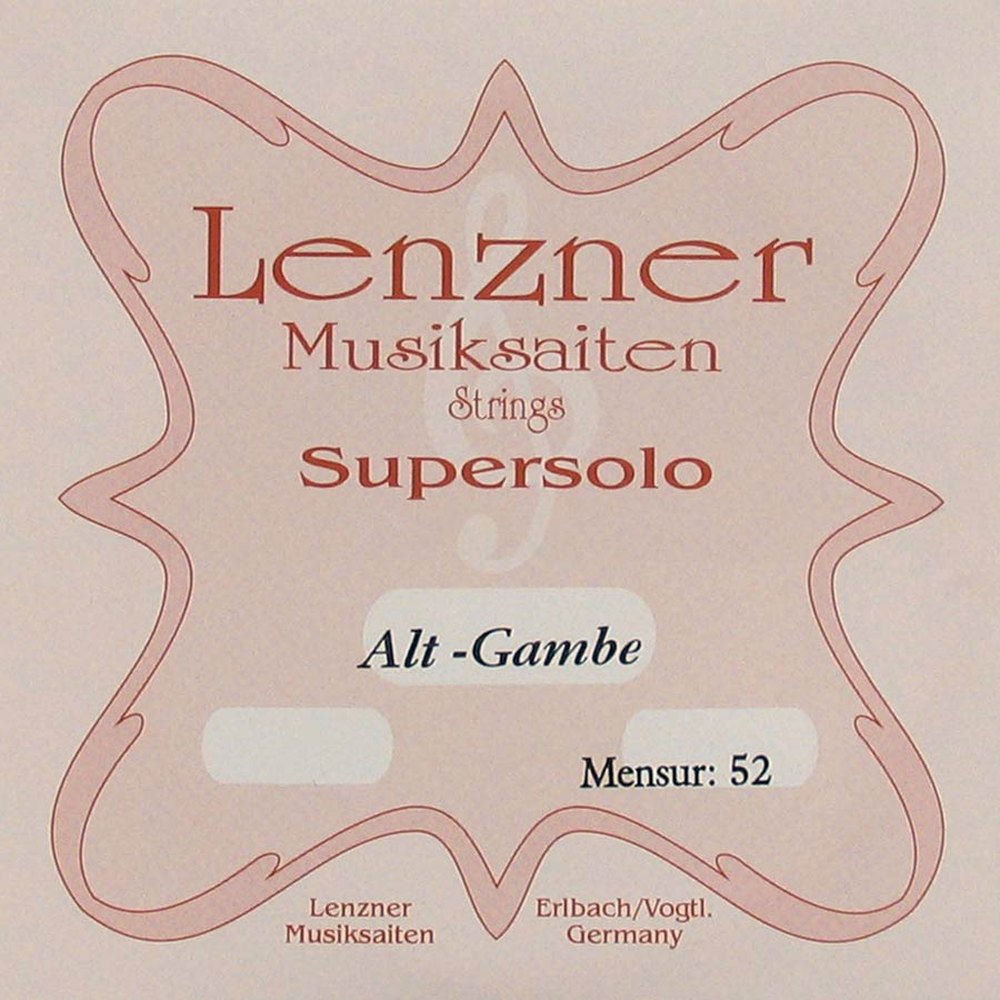 Lenzner LAG-F4 F-4 string for alto viola da gamba, gut-aluminum, scale: 52 cm.