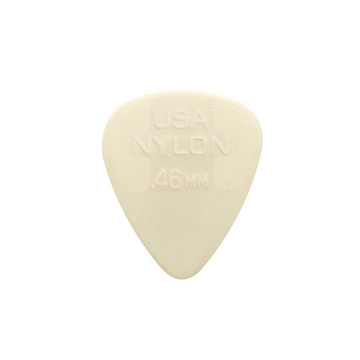 Dunlop 44-P-46 0.46 mm. plectra, nylon, creme, 12-pack