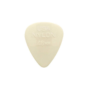 Dunlop 44-P-46 0.46 mm. plectra, nylon, creme, 12-pack