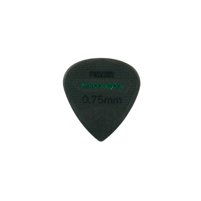 Pickboy GP200-075/S 0.75 mm. plectra, carbon graphite, 12-pack