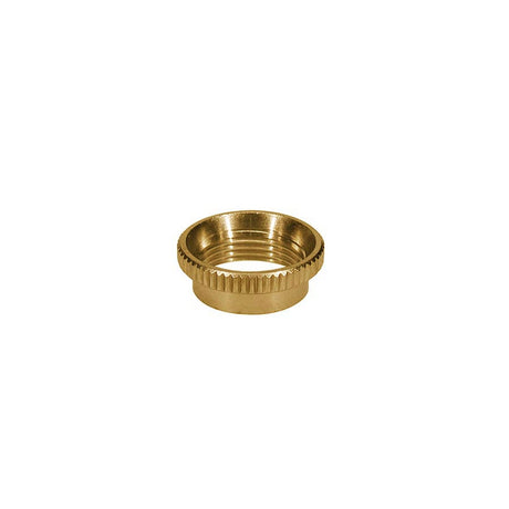 Switchcraft SW-DKN-G switch nut, deep knurled, for thick top guitars, brass