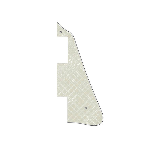 Boston LP-413-PWW pickguard, LP-model, standard, 3 ply, pearl white webbing