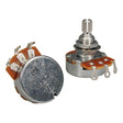 Alpha ALP250-A31 250K audio potentiometer, standard length bushing .375", 3/8" diameter