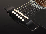 Nashville GSD-60-BK Dreadnought Akoestische Gitaar Zwart