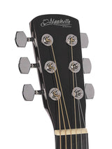 Nashville GSD-60-BK Dreadnought Akoestische Gitaar Zwart