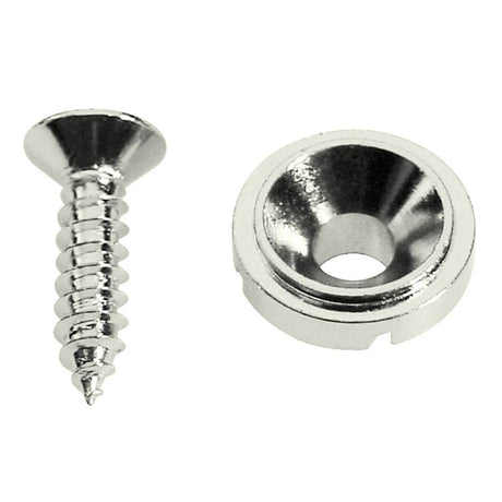 Boston SH-3-N string retainer, button model, with screw, diameter 10mm, height 5mm, nickel