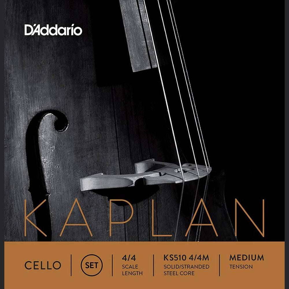 D'Addario KS510-44M cello set, 4/4, medium, consists of KS511-512-513-514 44M