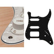 Boston ST-422-PW pickguard, Stallion, SSH, 2 pot holes, 3-5 switch, 4 ply, pearl white