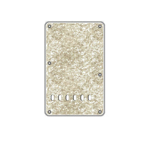 Boston BPL413-PW back plate, string spacing 11,2mm, 4 ply, standard Stallion, 86x138mm, lefthanded, pearl white