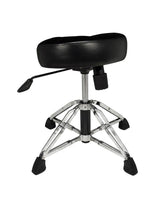 Hayman DTR-110 Drumkruk, in hoogte verstelbaar (pneumatisch), dubbelbenig, zadelzitting