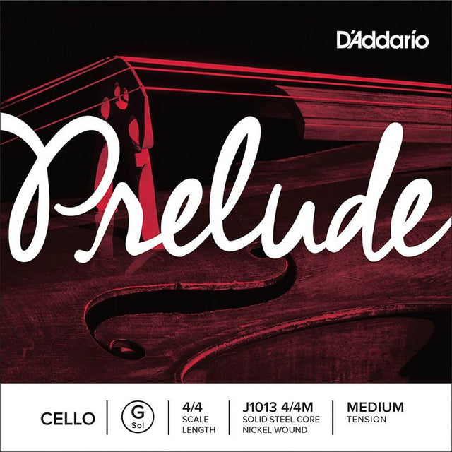 D'Addario J1013-44M cello string G-3 4/4, medium, steel, compound wound