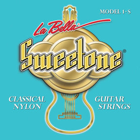 La Bella L-1-S snaren set classic, clear nylon trebles & silverplated basses