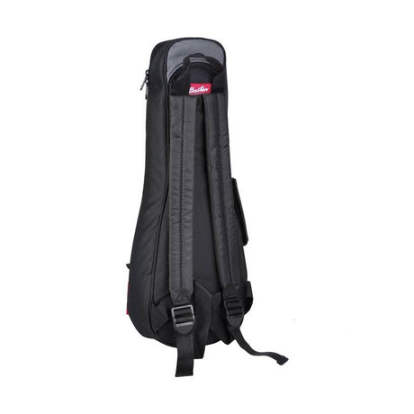 Boston UKC-25-BG Super Packer Gigbag voor Concert Ukelele – 25 mm Voering, Zwart/Grijs