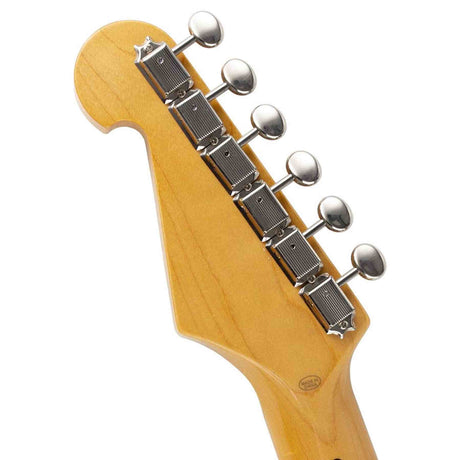 SX SST57-VWH elektrische gitaar – 3 single coils, vintage tremolo, Vintage White + tas