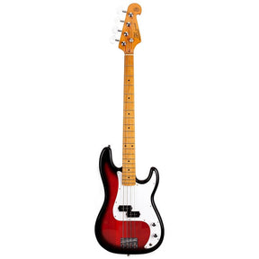 SX SPB57-2TS Retro Series 57 P-style Elektrische Basgitaar Sunburst