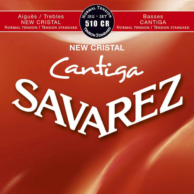 Savarez 510-CR snaren set classic, New Cristal trebles, Cantiga basses, normal tension