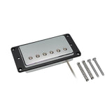 Boston VHB-57-BCH humbucker pickup, Alnico 5 balk, gevlochten afgeschermde bedrading, gewaxte emaille draad, 8.8K brug, chroom