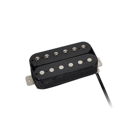 Boston PHB-90-NBK humbucker pickup, Alnico 5 balk, 4 geleiders, gewaxte formvar draad, 9.6K hals, zwart