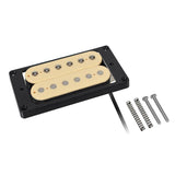 Boston PHB-90-NIV humbucker pickup, Alnico 5 balk, 4 geleiders, gewaxte formvar draad, 9.6K hals, ivoor