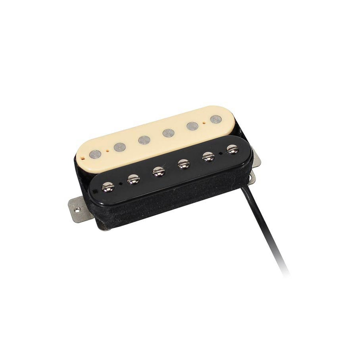 Boston PHB-90-BZE humbucker pickup, Alnico 5 balk, 4 geleiders, gewaxte formvar draad, 15.0K brug, zebra