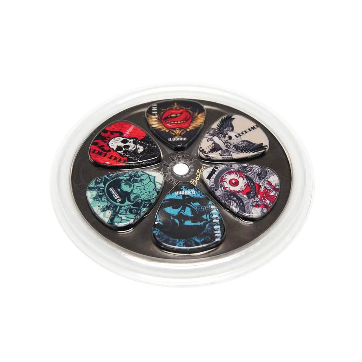 Boston BRP6-088 plectrum 6-pack, celluloid, 0.88mm