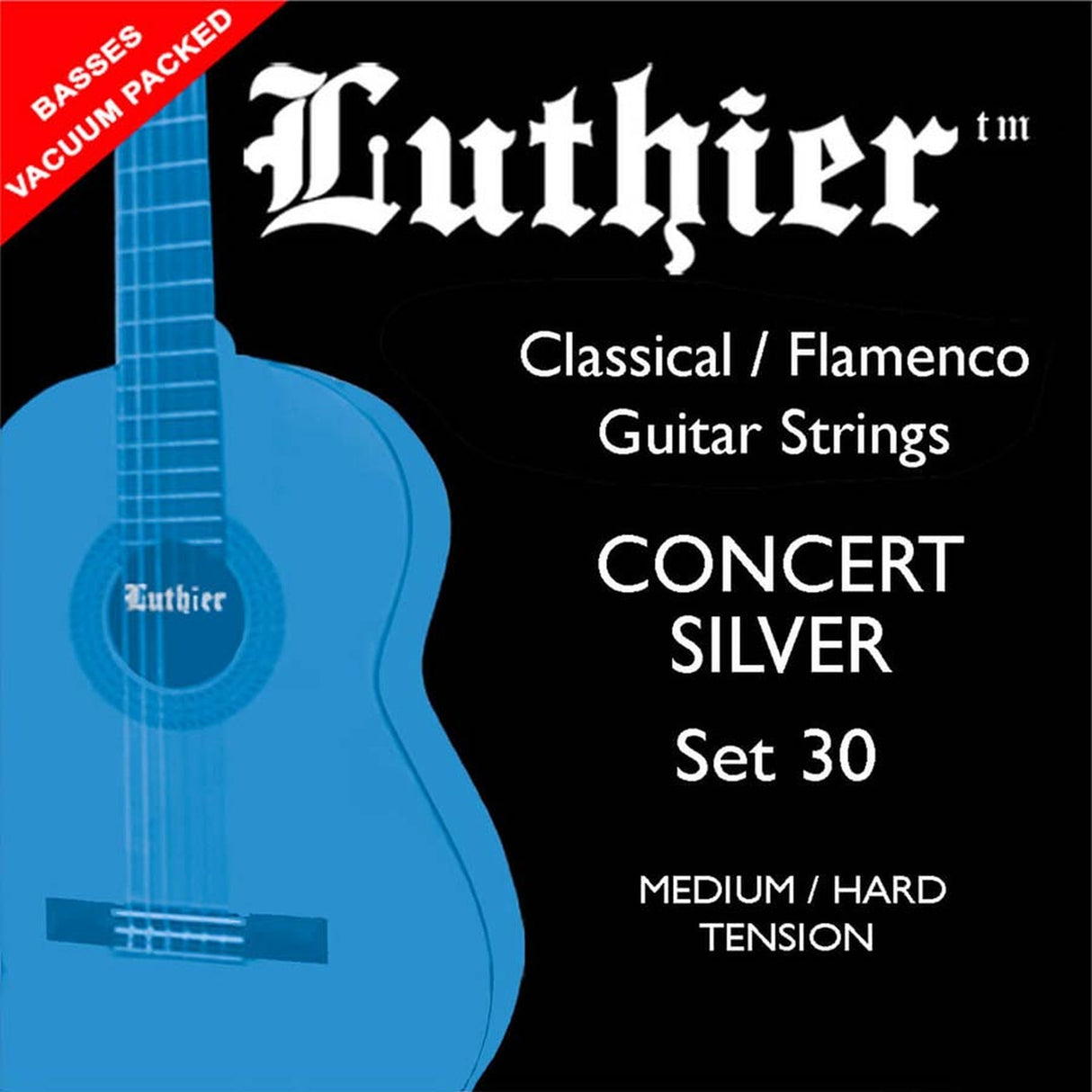 Luthier L-30 snaren set classic Concert Silver, medium-hard tension