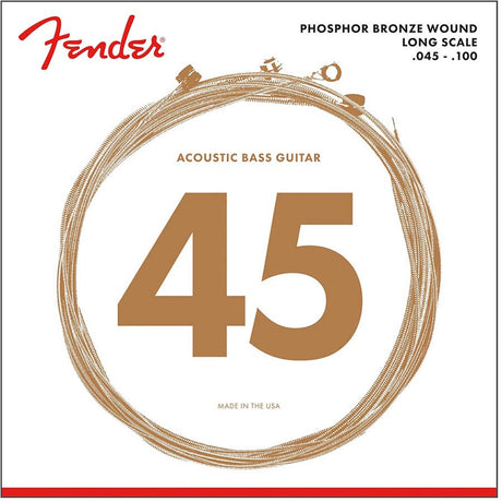 Fender F-8060 snaren set 34" long scale, phosphor bronze wound 045-065-080-100