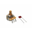 Fender 990833000 250K No Load potentiometer, .375" length bushing, solid shaft, with .022mf capacitor