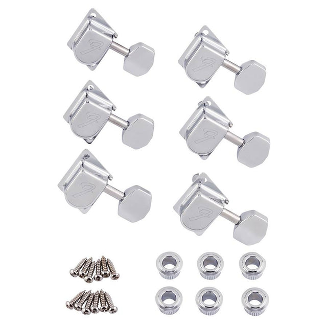 Fender 990822100 machine heads, vintage 70s F-style strat/tele, mounting materials included