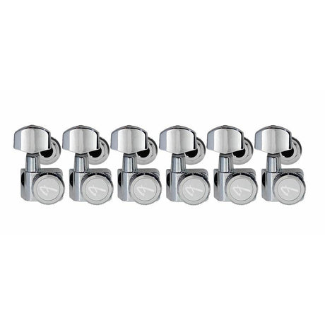 Fender 990818100 machine heads, Schaller locking strat/tele, mounting materials included, chrome