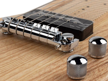 SX LG2ASHNA Lapsteel Gitaar Set met Cort CM15RBK 15W Versterker 8 inch Reverb Zwart