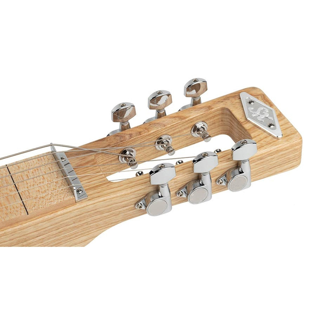 SX LG2ASHNA Lapsteel gitaar houtlook incl. opbergtas