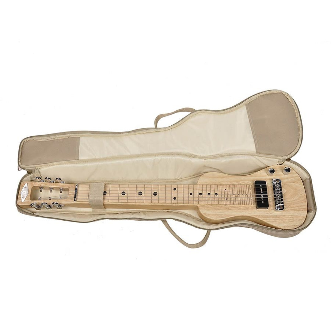 SX LG2ASHNA Lapsteel gitaar houtlook incl. opbergtas