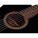 Salvador Cortez CC-22-BK – Klassieke gitaar met massief ceder bovenblad, sapele body en zwarte hoogglans afwerking