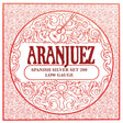 Aranjuez AR-200 snaren set for flamenco/ classic guitar, black & silverplated wound basses, light gauge