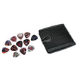 Boston PP-412 pick pouch, zwart, synthetisch, met 12 gedessineerde plectrums