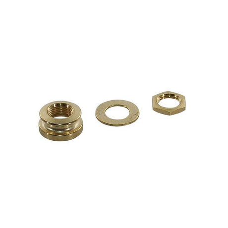 Boston EPJ-SB-GD strap button nut, for EPJ models M8 thread, with nut and washer, gold