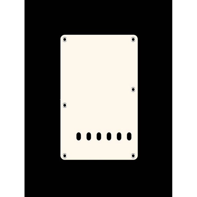 Boston BP-113-VW back plate, string spacing 11,2mm, 1 ply, standard Stallion, 86x138mm, vintage white